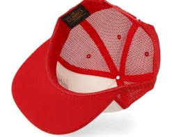 Trucker-Yupoong Foam Red/White/Red Trucker -