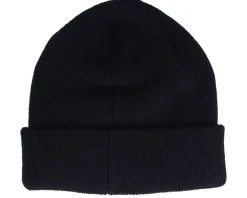 Cuff Beanies-Upfront Fold Beanie Black Cuff -
