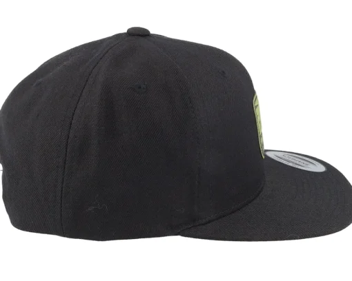 Snapback-Wild Spirit Forest Shield Peak Snapback - Black
