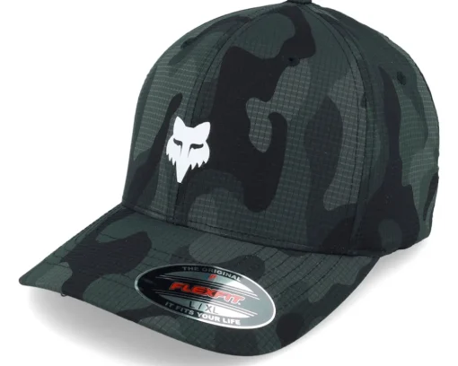 Outlet Fox Head Camo Tech Black Camo Flexfit -