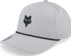 Adjustable-Fox Head Rope Hatstl Grey A-Frame Adjustable -
