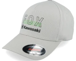 Motor-Fox X Kawi Steel Grey Flexfit -