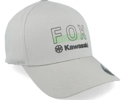 Motor-Fox X Kawi Steel Grey Flexfit -