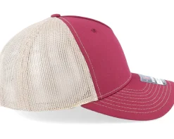Trucker | Blanks-Richardson 112fp Split Cardinal/Tan Trucker - Red