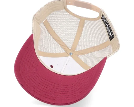 Trucker | Blanks-Richardson 112fp Split Cardinal/Tan Trucker - Red