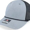 Trucker | Blanks-Richardson 112fpr Split Heather /Black/Black Rope Trucker - Grey