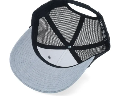 Trucker | Blanks-Richardson 112fpr Split Heather /Black/Black Rope Trucker - Grey