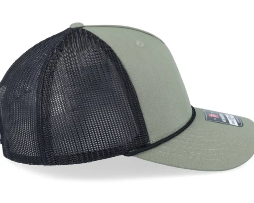 Best Richardson 112fpr Split Loden/Black/Black Rope Trucker - Green
