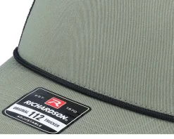 Best Richardson 112fpr Split Loden/Black/Black Rope Trucker - Green