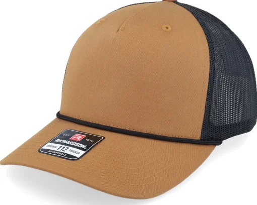 Best Richardson 112fpr Split Loden/Black/Black Rope Trucker - Green