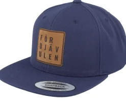 Snapback-Kränkt! För Djävulen Patch Navy Snapback - Blue