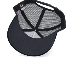 Trucker | Velvet Caps-Scenes Frank Velvet Black/Black A-frame Trucker -