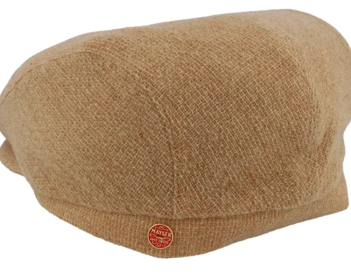 Flat Caps-Mayser Frankie Amaro Camel Flat Cap -