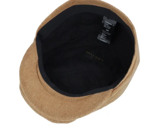 Flat Caps-Mayser Frankie Amaro Camel Flat Cap -