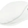 Flat Caps-Mayser Frankie Outdoor White Flat Cap -