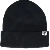 Cuff Beanies-Upfront Frankie Recycled Beanie Anthracite Cuff - Black
