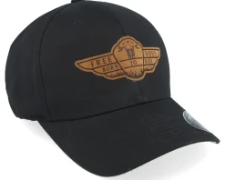 Flexfit-Born To Ride Free Soul Biker Patch Black Flexfit -