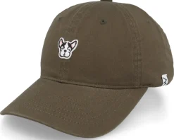 Dad Cap-Wei French Bulldog Olive Dad Cap -
