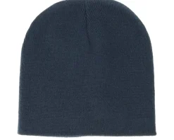 Best Beechfield French Navy Traditional Blank Beanie - Blue