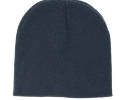 Best Beechfield French Navy Traditional Blank Beanie - Blue
