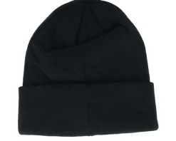 Cuff Beanies-Fila Frisco Slouchy Beanie With Big Logo Black Cuff -