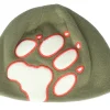 Traditional Beanies-Jack Wolfskin Front Paw Hat Burnt Olive Beanie -