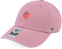 Dad Cap-47 Brand Fruit Base Runner Icon 47 Clean Up Mauve Dad Cap -