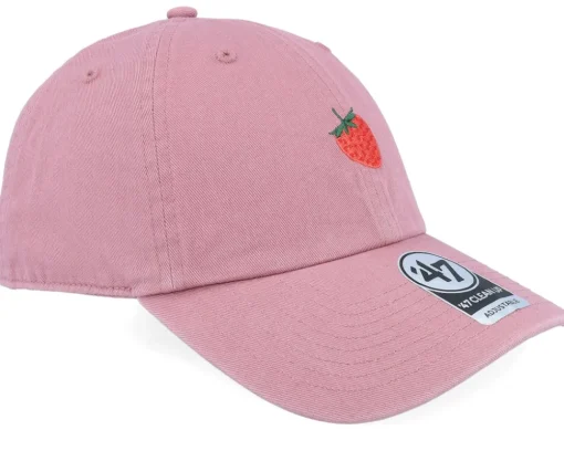 Dad Cap-47 Brand Fruit Base Runner Icon 47 Clean Up Mauve Dad Cap -
