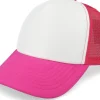 Clearance Beechfield Fuchsia/White Vintage Foam Trucker - Pink