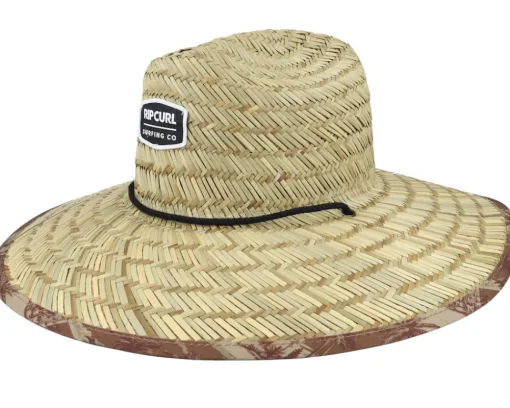 Straw Hat | Sun Hat-Rip Curl Fun Times Natural/Gold Straw Hat -