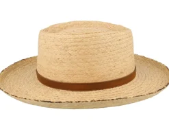 Sale Stetson Gambler Raffia Beige Straw Hat -