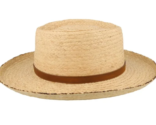Sale Stetson Gambler Raffia Beige Straw Hat -