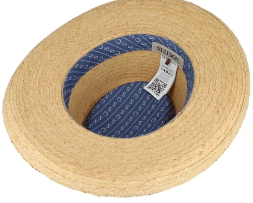 Sale Stetson Gambler Raffia Beige Straw Hat -