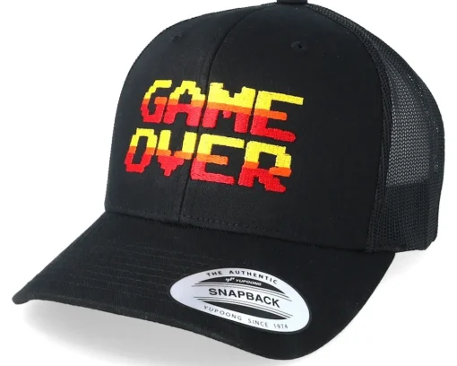 Trucker-Gamerz Game Over Black Trucker -
