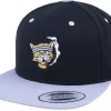 Snapback-Iconic Gangster Cat Black/Silver Snapback -