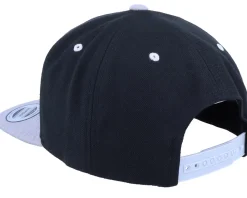 Snapback-Iconic Gangster Cat Black/Silver Snapback -