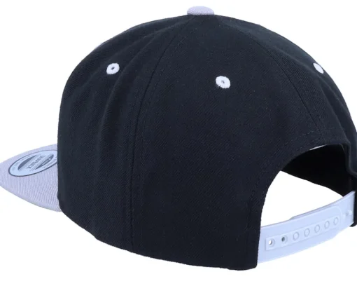 Snapback-Iconic Gangster Cat Black/Silver Snapback -