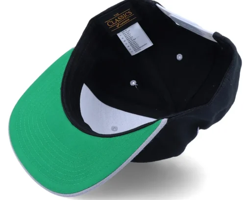 Snapback-Iconic Gangster Cat Black/Silver Snapback -