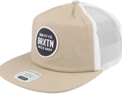 Trucker-Brixton Gateway Hat Sand/Off White Trucker -