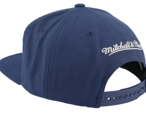 Snapback-Mitchell & Ness Georgetown Hoyas Retro Sport V Navy Snapback - Blue