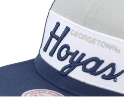 Snapback-Mitchell & Ness Georgetown Hoyas Retro Sport V Navy Snapback - Blue