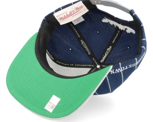 Clearance Mitchell & Ness Georgetown Hoyas Team Pin Navy Snapback - Blue
