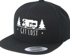 Snapback-Wild Spirit Get Lost Black Snapback -