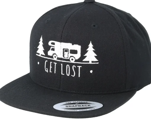 Snapback-Wild Spirit Get Lost Black Snapback -