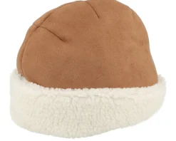 Cuff Beanies-Brixton Ginsburg Hat Toffee/Off White Cuff -