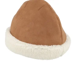 Cuff Beanies-Brixton Ginsburg Hat Toffee/Off White Cuff -