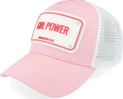 Trucker-John Hatter & Co Girl Power Pink/White A-Frame Trucker -