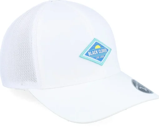 Trucker-Black Clover Glow White W White Mesh W Patch Trucker -