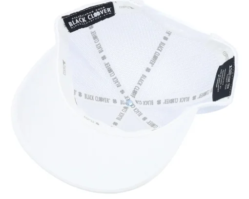 Trucker-Black Clover Glow White W White Mesh W Patch Trucker -