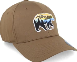 Flexfit-Wild Spirit Go Outside Bear Coyote Flexfit Wooly Combed - Brown